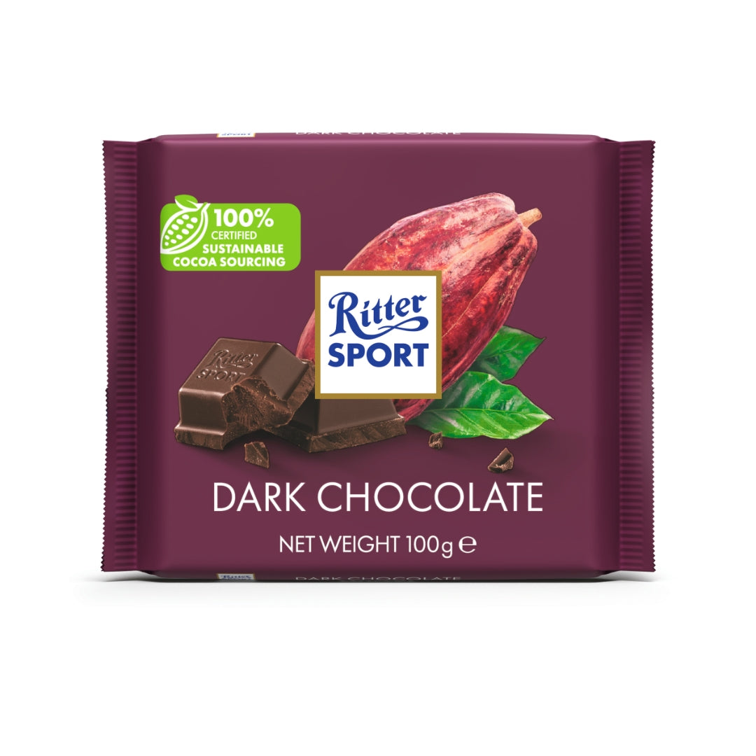 Ritter Sport Dark Chocolate 100g x 12
