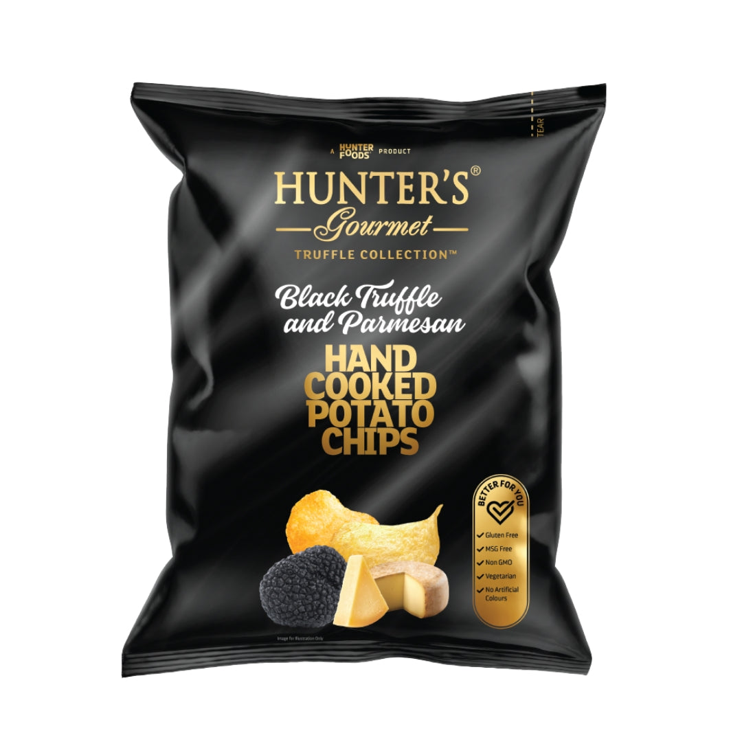 Hunter's Black Truffle and Parmesan 100g x 12