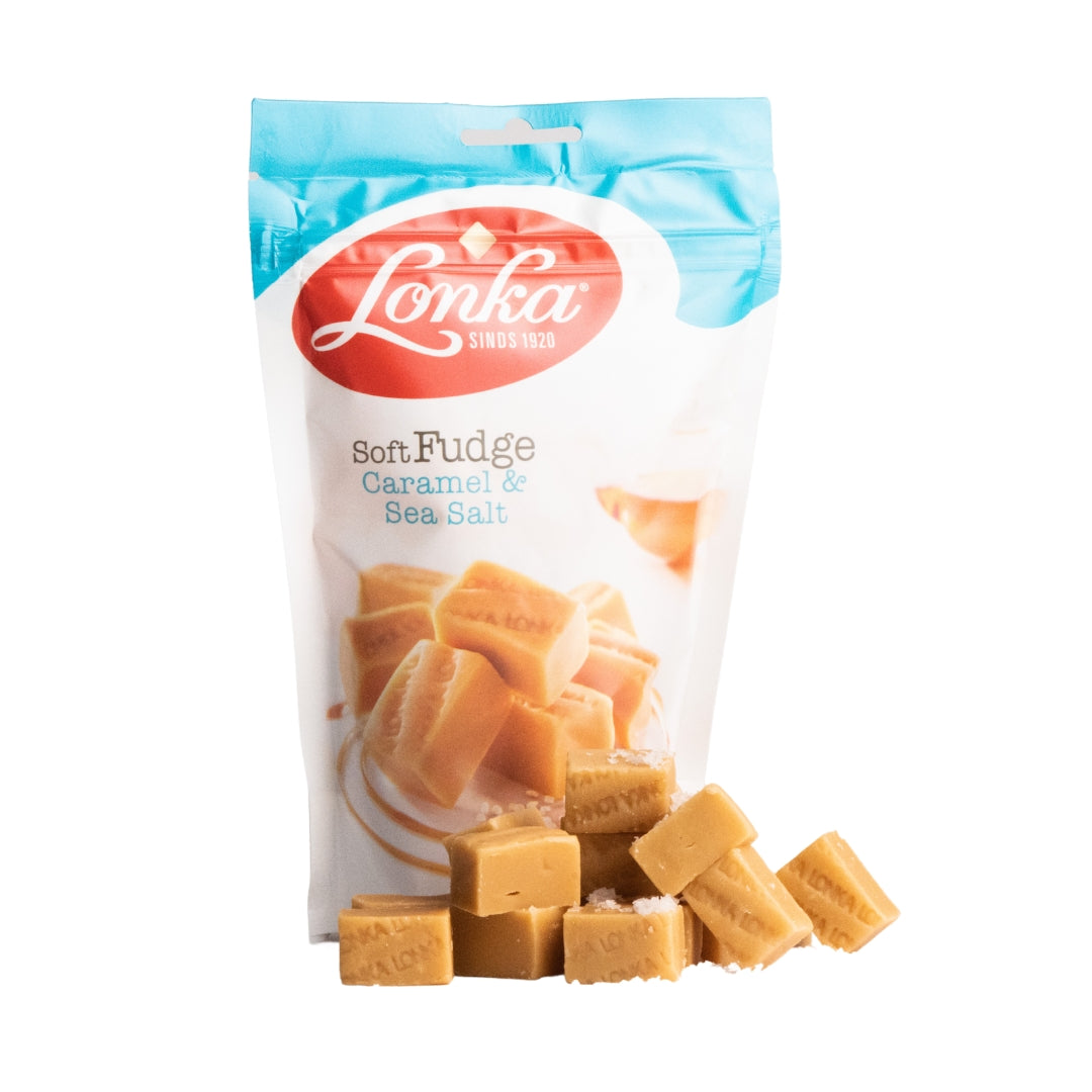 Lonka Soft Fudge Caramel & Sea Salt 180g x 8