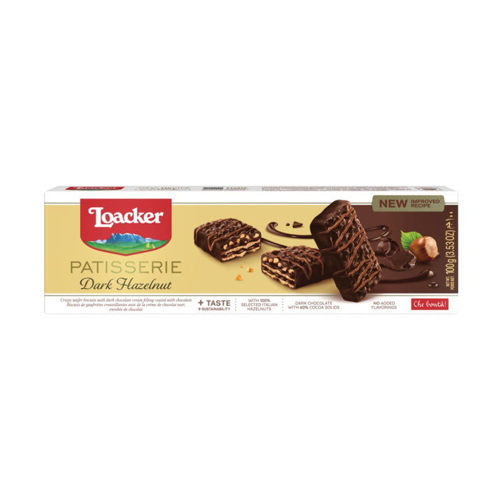 Loacker Patisserie Dark Hazel-Nut 100g