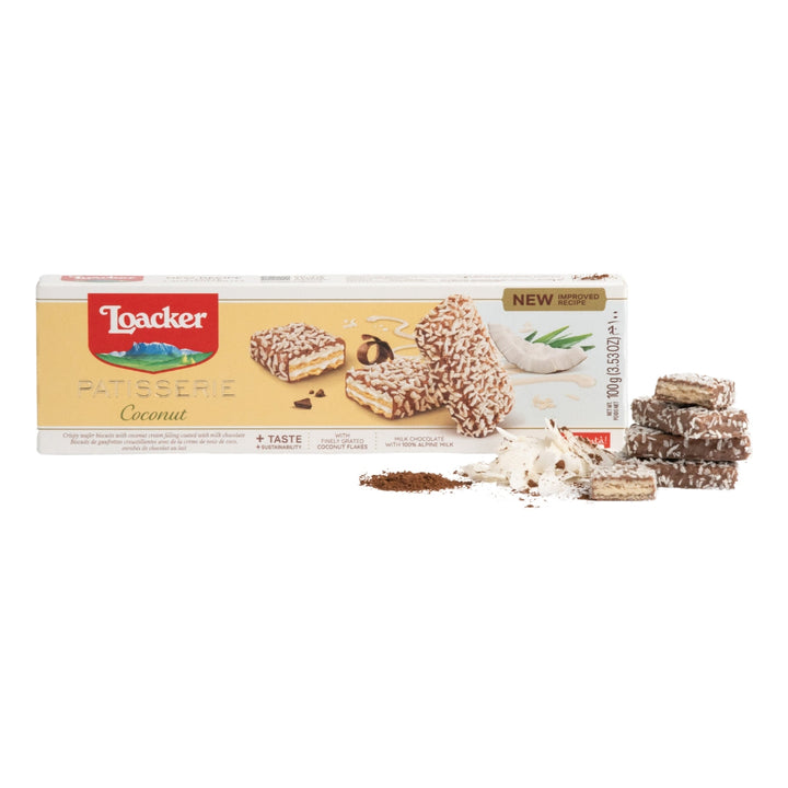 Loacker Patisserie Coconut 100g x 12