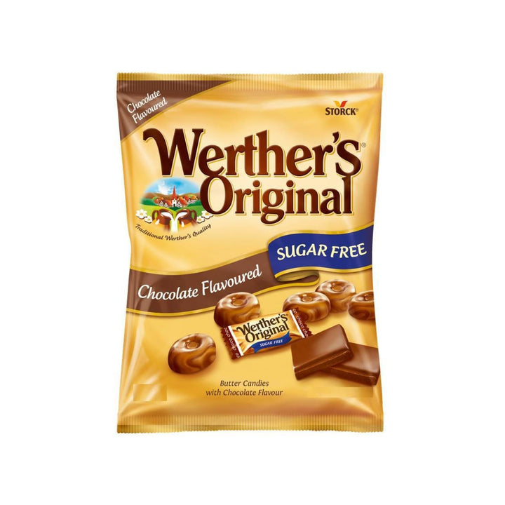 Werther's Original Chocolate Flavoured Sugar Free 60g x 24