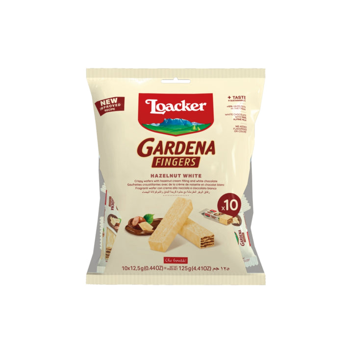 Loacker Gardena Fingers Hazelnut White 125g