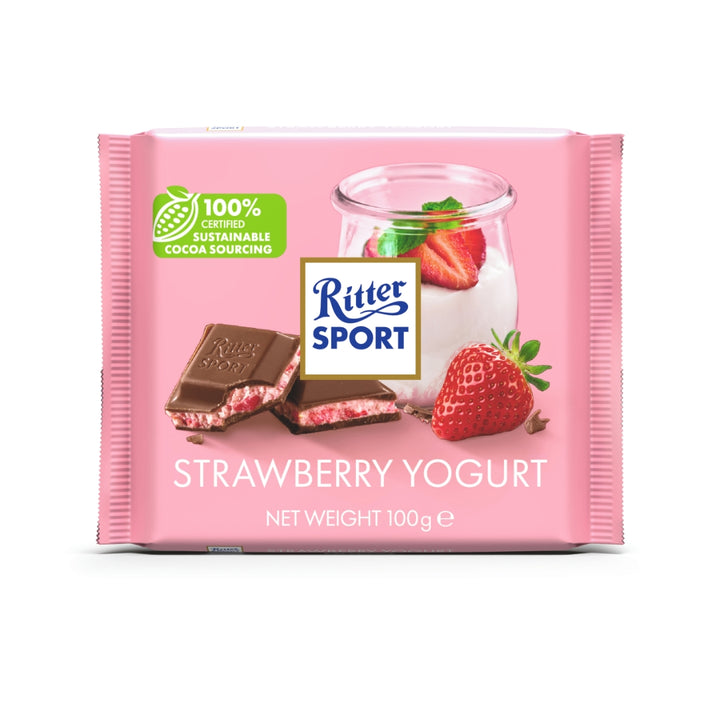 Ritter Sport Strawberry Yogurt 100g