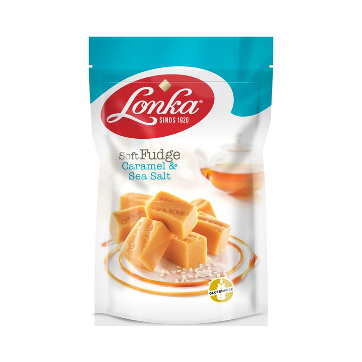 Lonka Soft Fudge Caramel & Sea Salt 180g x 8