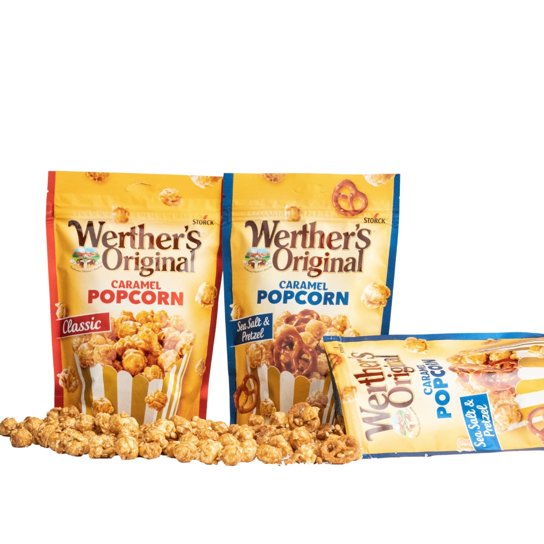 Werther's Original Caramel Popcorn Sea Salt & Pretzel  140g x 14