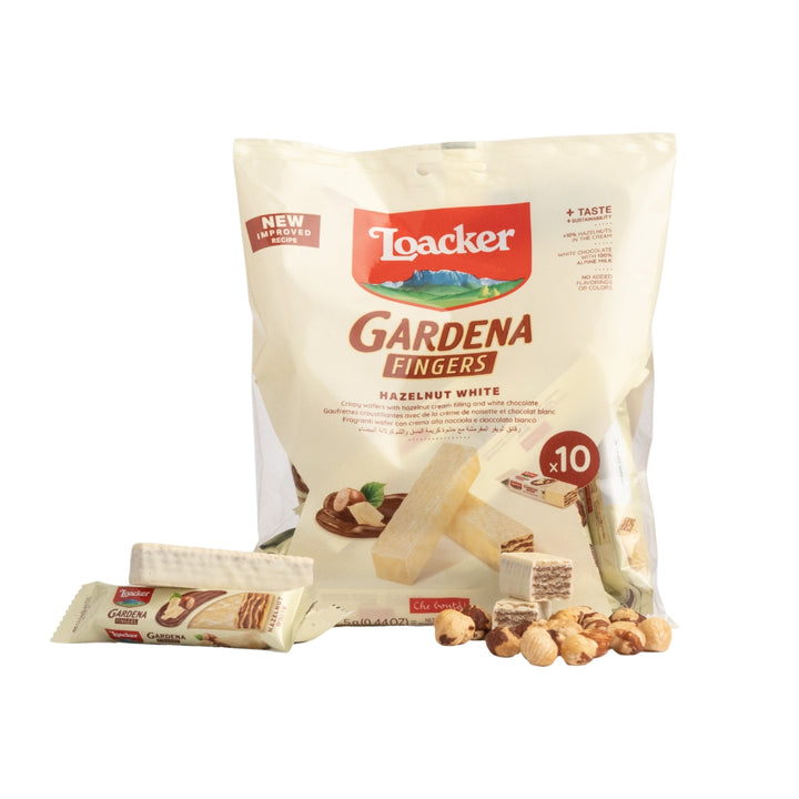 Loacker Gardena Fingers Hazelnut White 125g