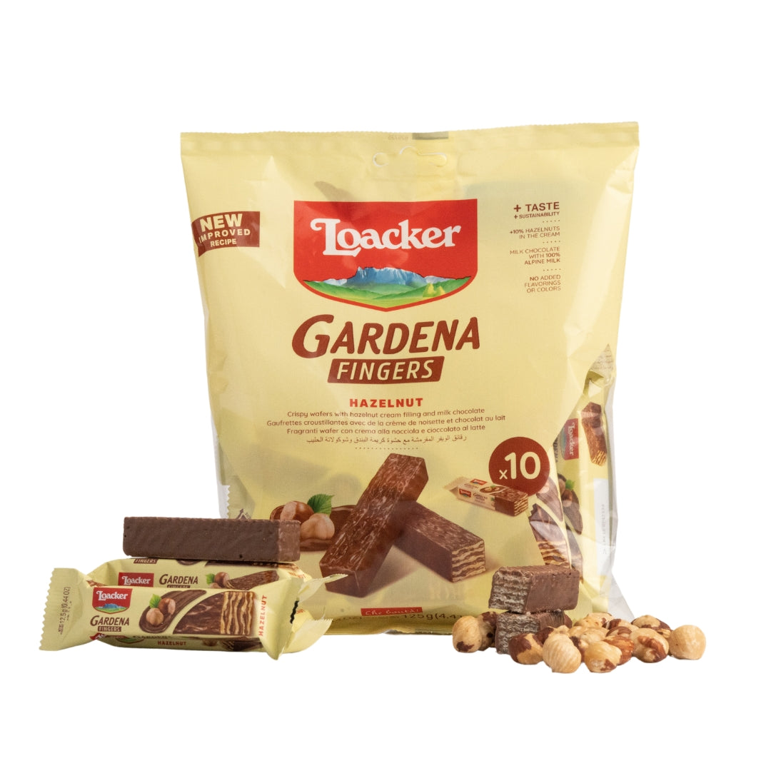 Loacker Gardena Fingers Hazelnut 125g