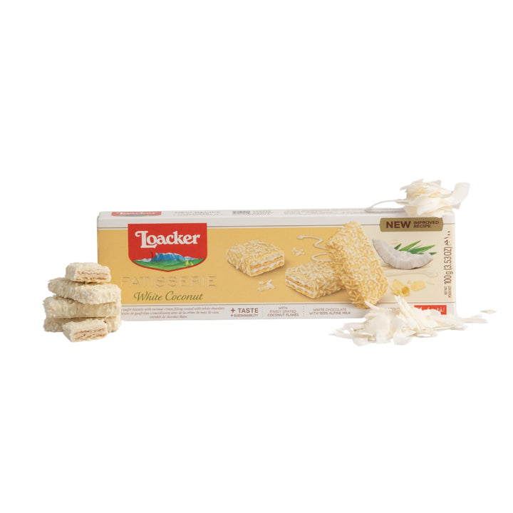 Loacker Patisserie White Coconut 100g