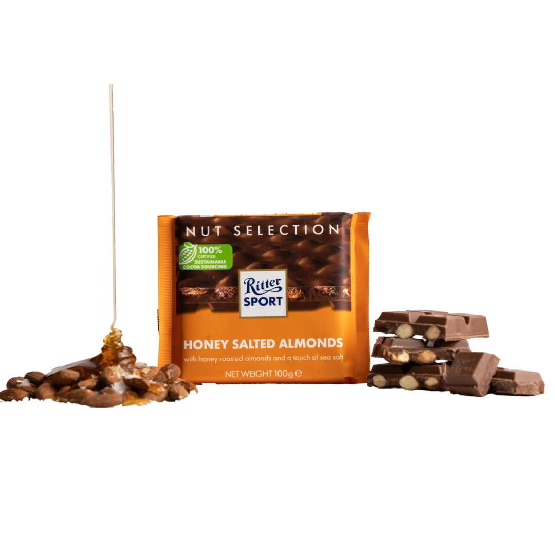 Ritter Sport Honey Salted Almond 100g x 11