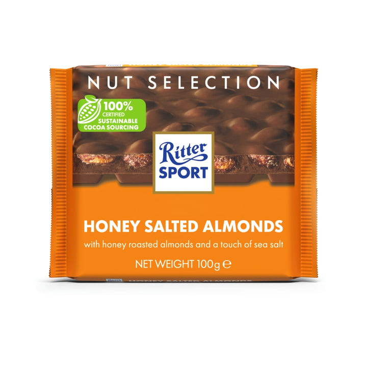 Ritter Sport Honey Salted Almond 100g x 11