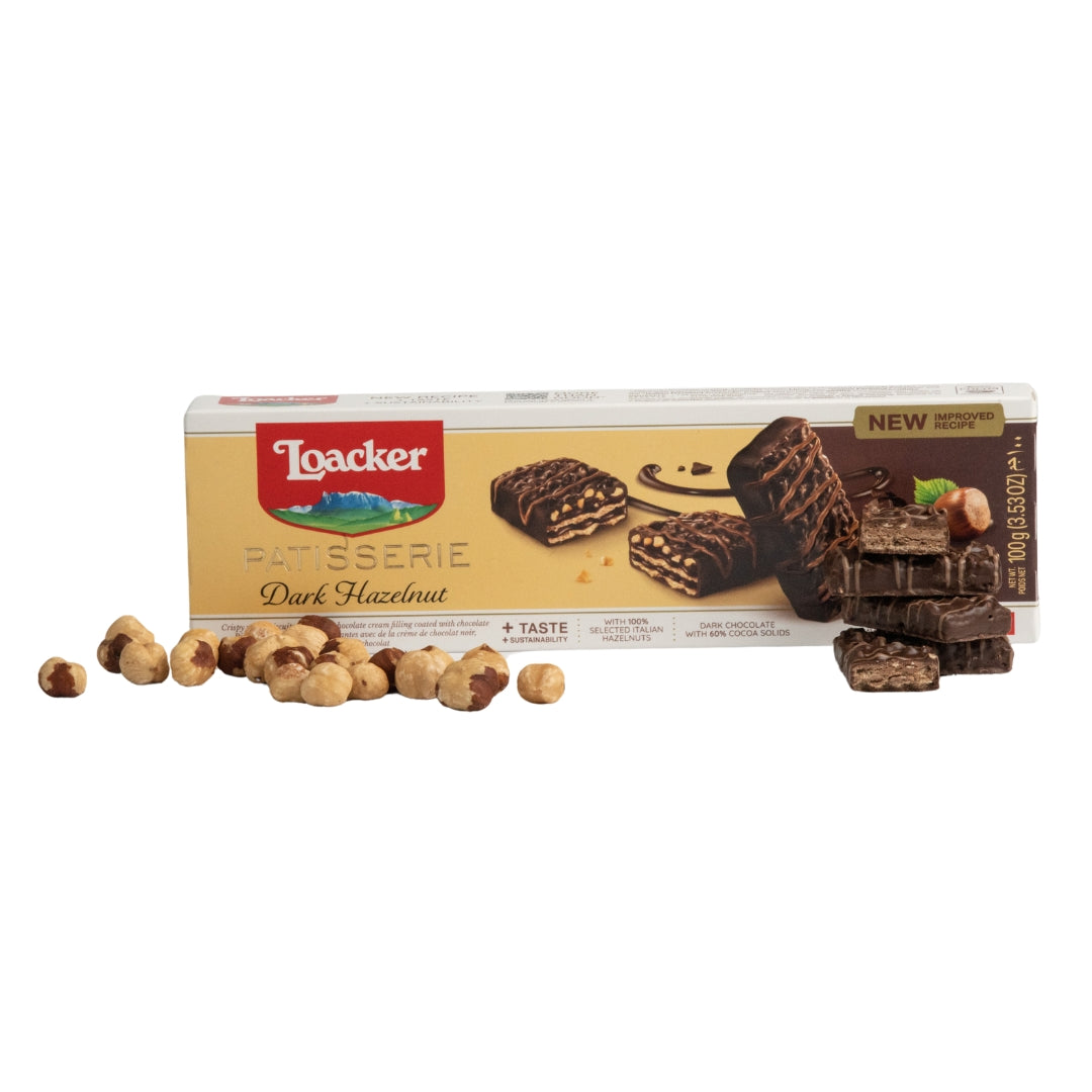 Loacker Patisserie Dark Hazel-Nut 100g