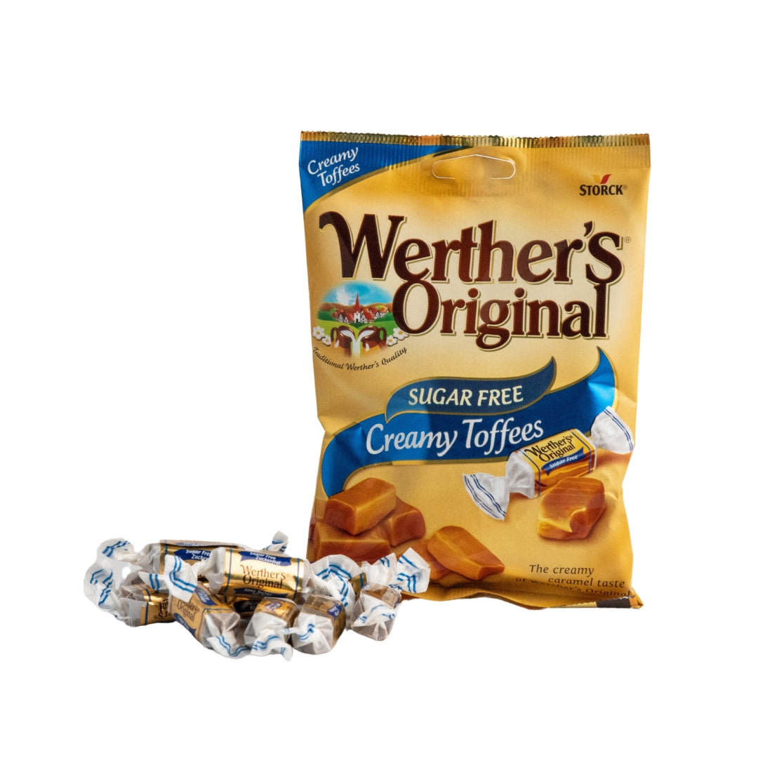 Werther's Original Creamy Toffees Sugar Free 80g x 18