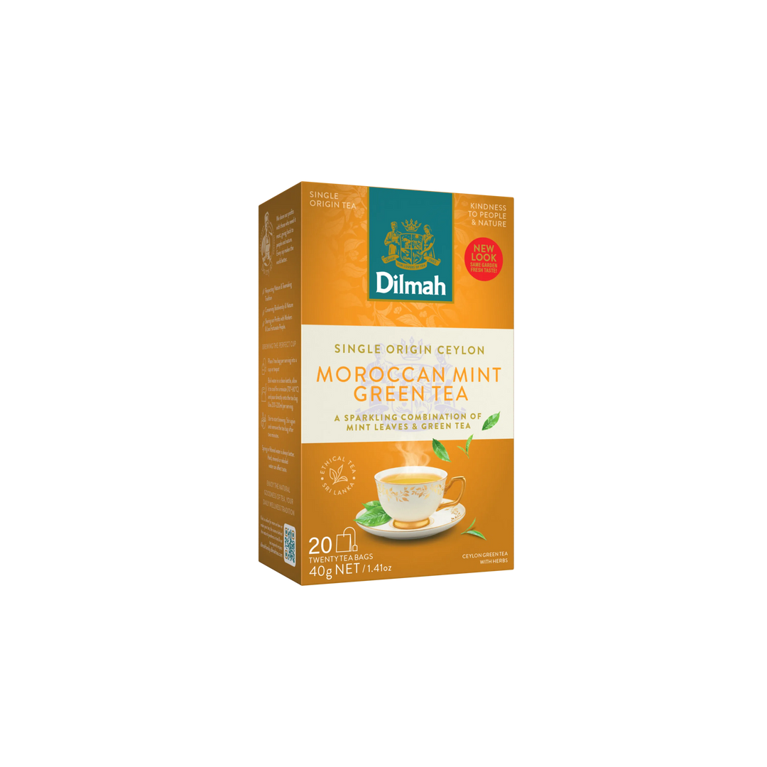 Dilmah Tea Green Tea Moroccan Mint 20bag