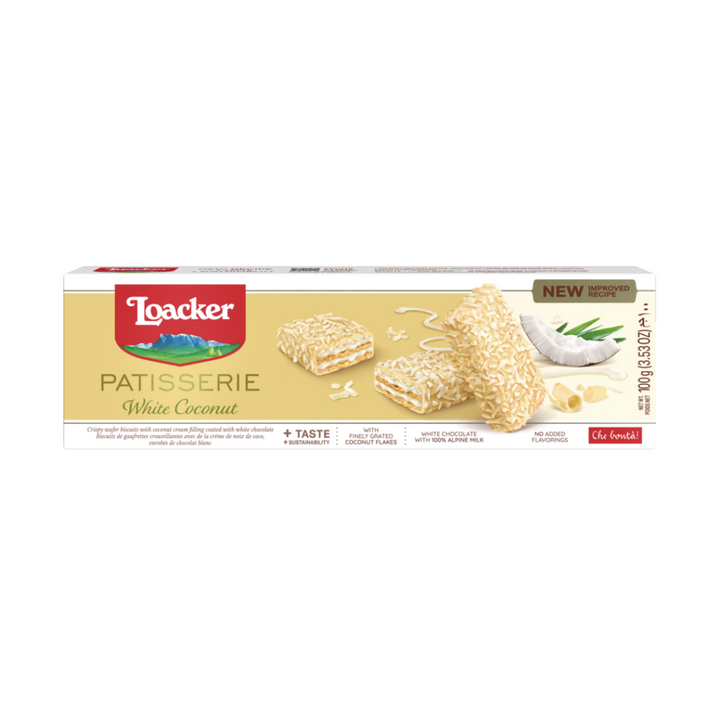 Loacker Patisserie White Coconut 100g