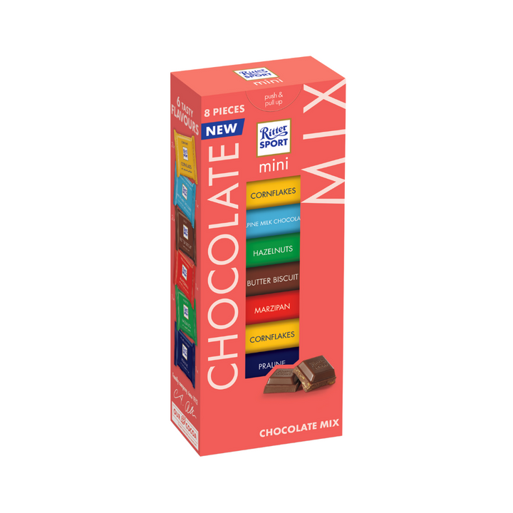 Ritter Sport Mini Assorted Chocolates 133g x 8