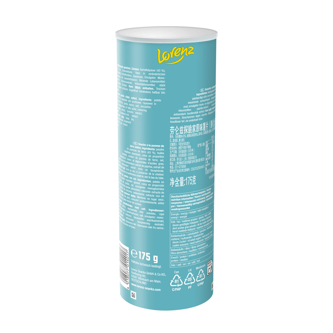 Lorenz Crunchips Stackers Salted 175g