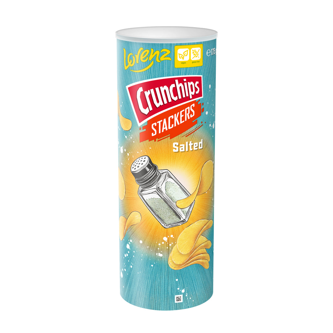 Lorenz Crunchips Stackers Salted 175g