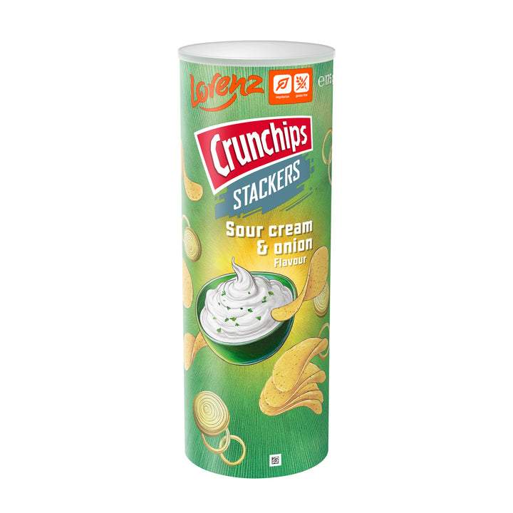 Lorenz Crunchips Stackers Sour Cream 175g