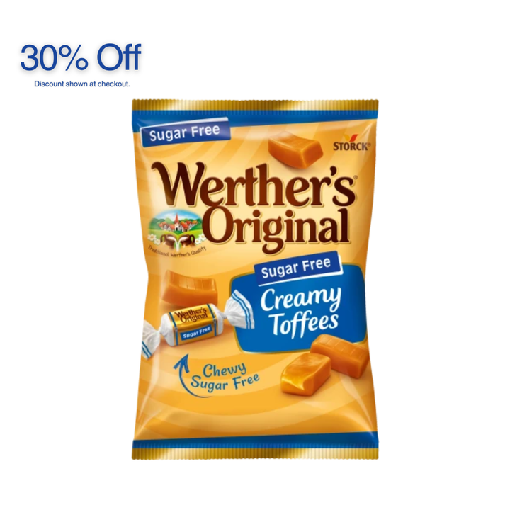 Werthers Orig Creamy Toffees SF 80g