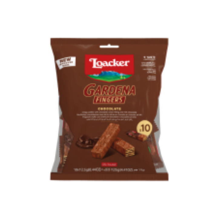 Loacker Gardena Fingers Chocolate 125g x 8