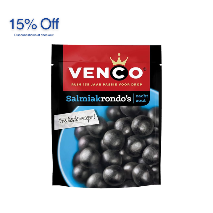 Venco Salmiak Rondo's 235g