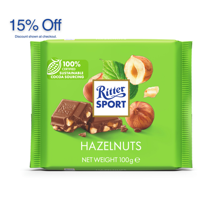 Ritter Sport Chopped Hazelnut 100g