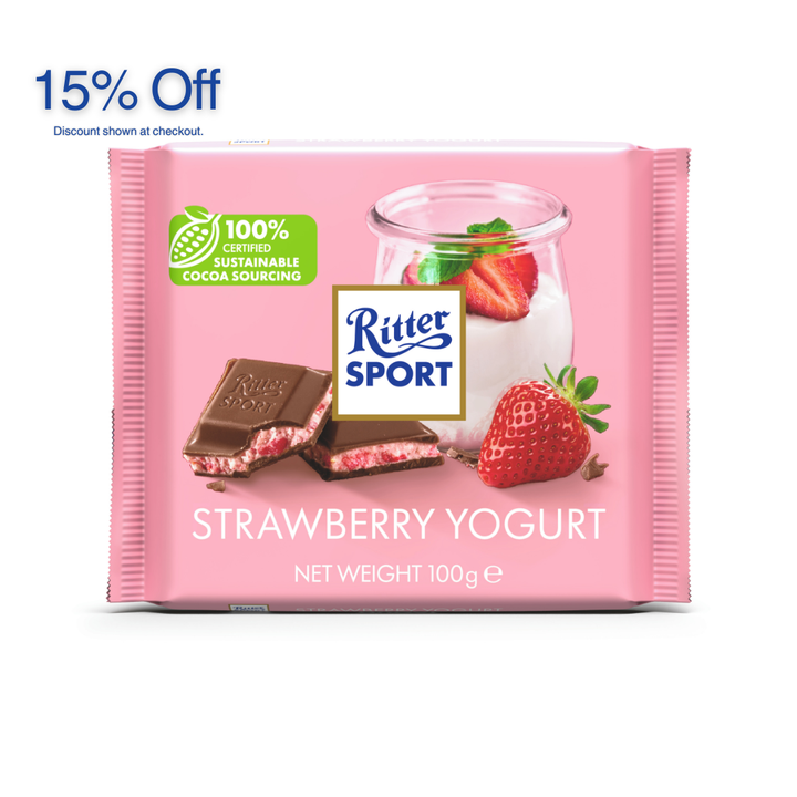 Ritter Sport Strawberry Yogurt 100g