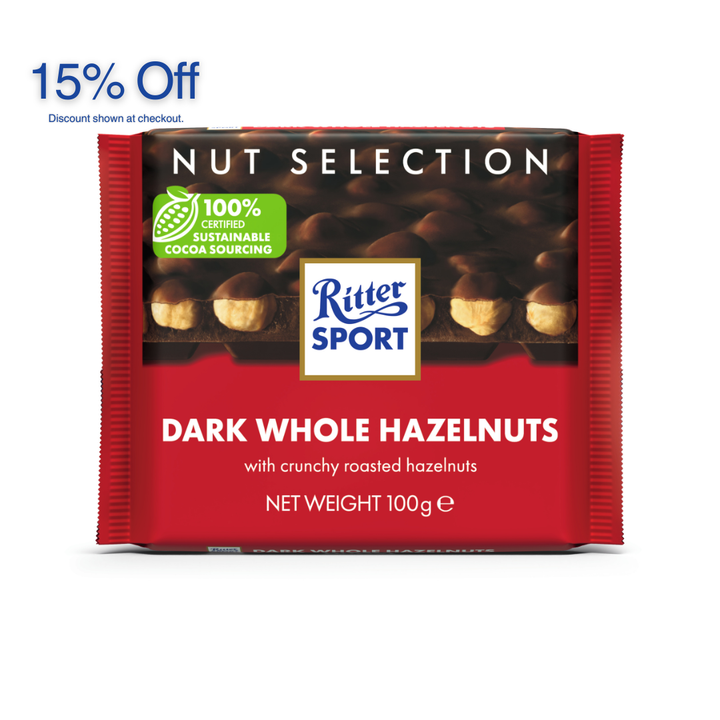 Ritter Sport Dark Hazelnuts 100g